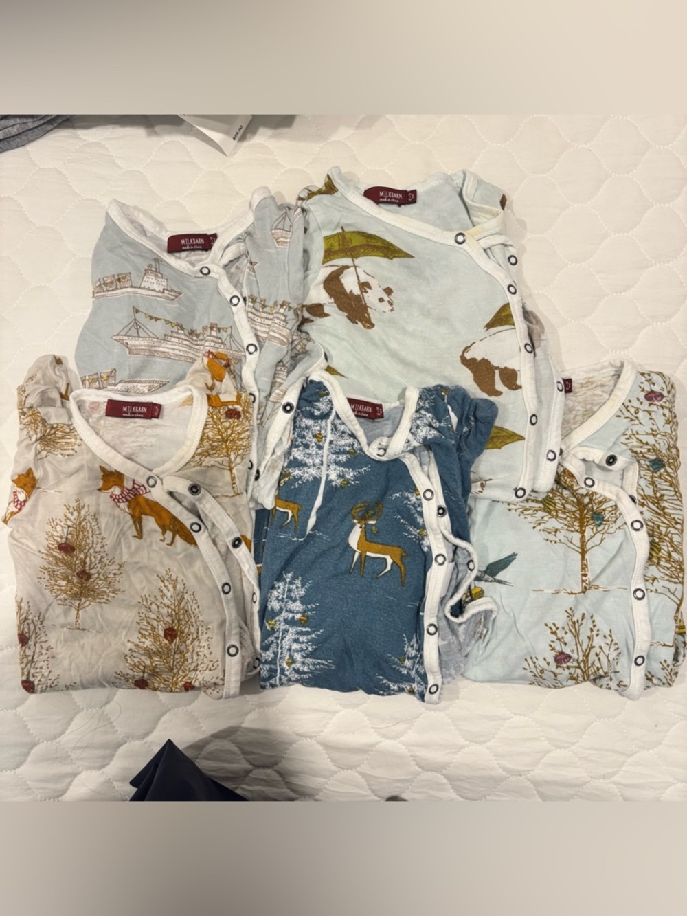 Milkbarn Bamboo Footie Pajamas